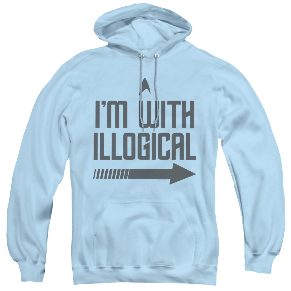 Star Trek The Original Series With Illogical - Pullover Hoodie Pullover Hoodie Star Trek   