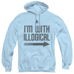 Star Trek The Original Series With Illogical - Pullover Hoodie Pullover Hoodie Star Trek   
