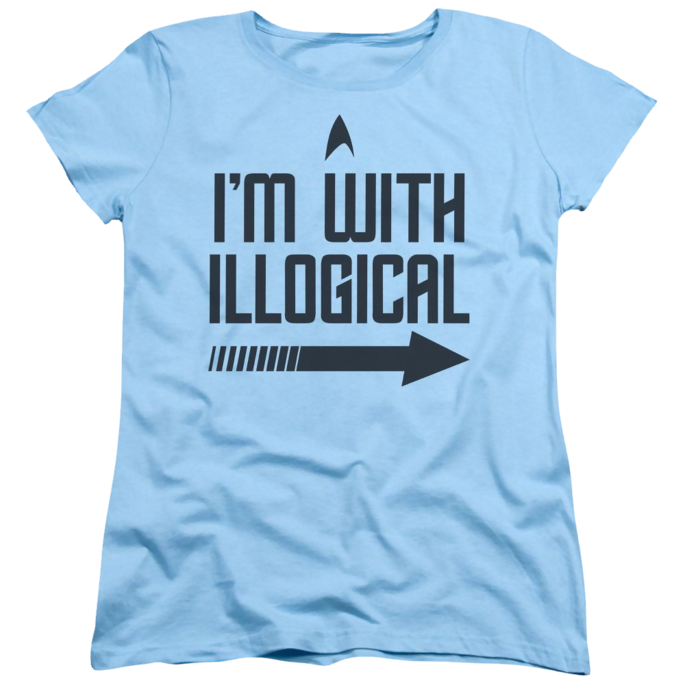 Star Trek With Illogical Women's T-Shirt Women's T-Shirt Star Trek   