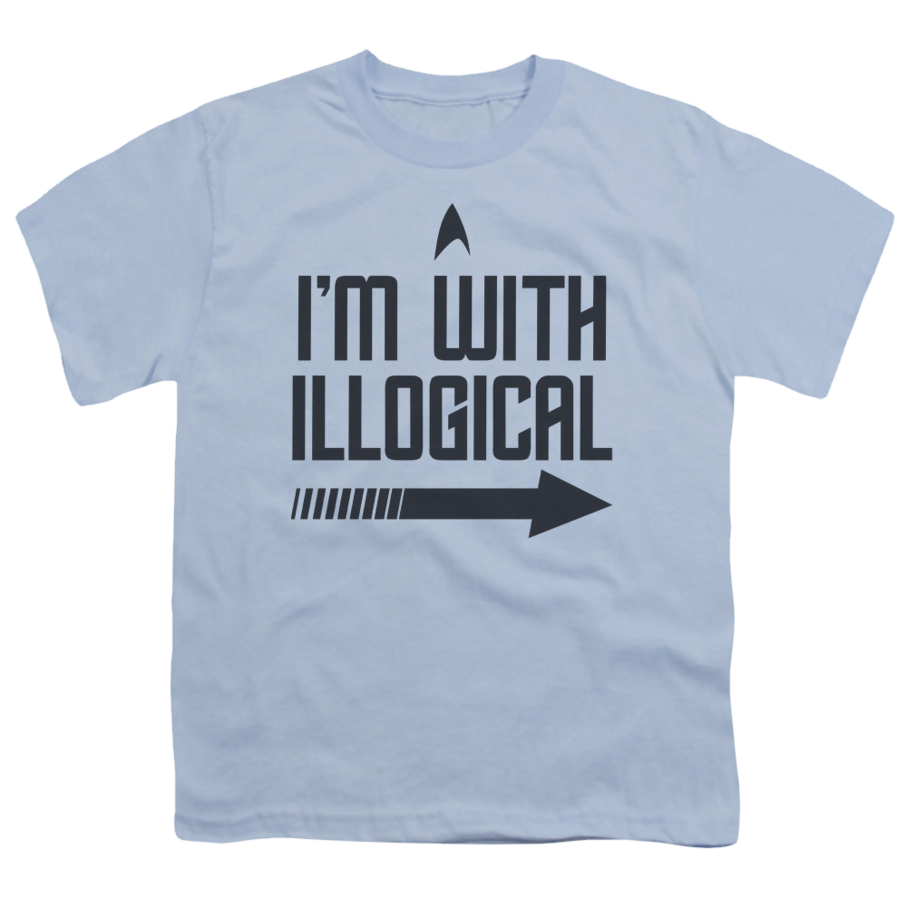 Star Trek The Original Series With Illogical - Youth T-Shirt Youth T-Shirt (Ages 8-12) Star Trek   