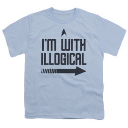 Star Trek The Original Series With Illogical - Youth T-Shirt Youth T-Shirt (Ages 8-12) Star Trek   