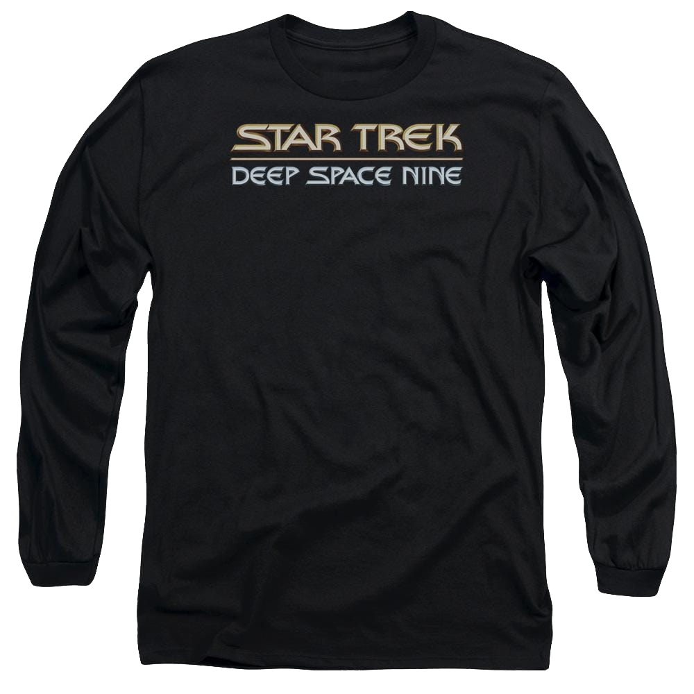 Star Trek Deep Space Nine Deep Space Nine Logo - Men's Long Sleeve T-Shirt Men's Long Sleeve T-Shirt Star Trek   