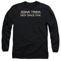 Star Trek Deep Space Nine Deep Space Nine Logo - Men's Long Sleeve T-Shirt Men's Long Sleeve T-Shirt Star Trek   