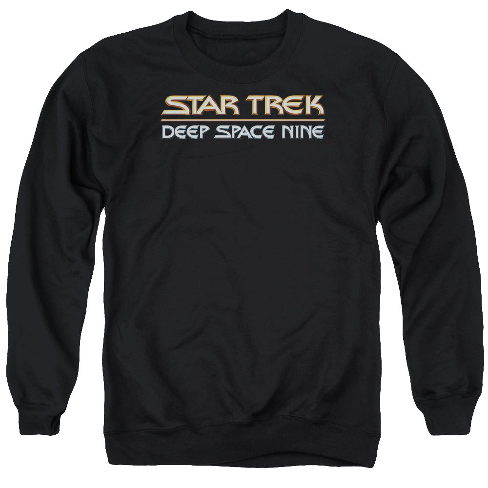 Star Trek Deep Space Nine Deep Space Nine Logo - Men's Crewneck Sweatshirt Men's Crewneck Sweatshirt Star Trek   
