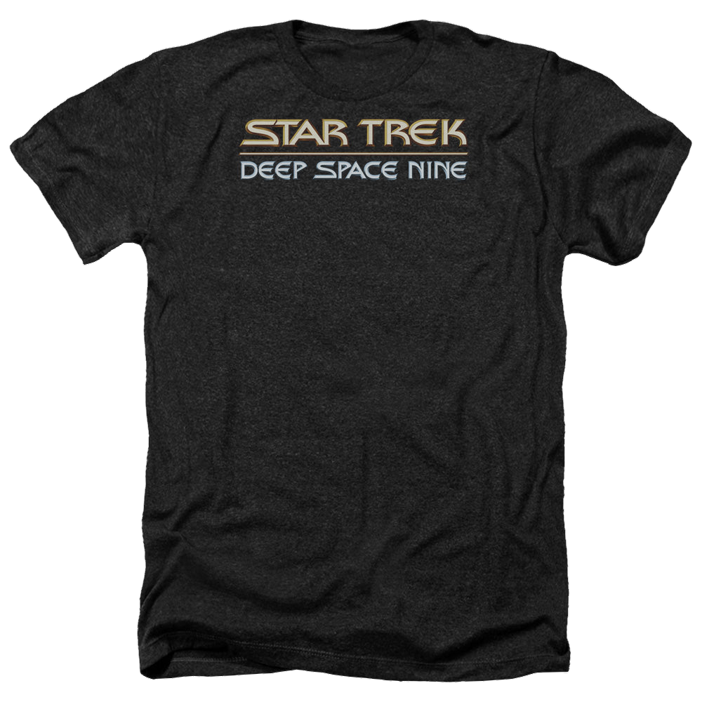 Star Trek Deep Space Nine Deep Space Nine Logo - Men's Heather T-Shirt Men's Heather T-Shirt Star Trek   