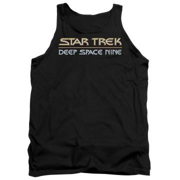 Black men's tank with Star Trek Deep Space Nine Deep Space Nine Logo graphic