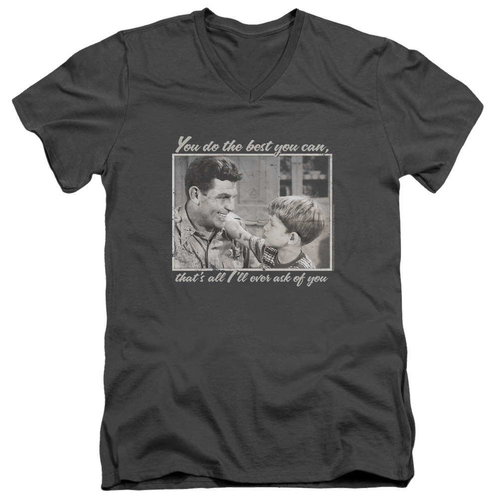 Andy Griffith Wise Words - Men's V-Neck T-Shirt Men's V-Neck T-Shirt Andy Griffith Show   