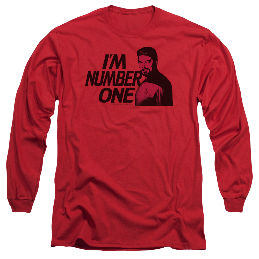 Star Trek Im Number One Men's Long Sleeve T-Shirt Men's Long Sleeve T-Shirt Star Trek   