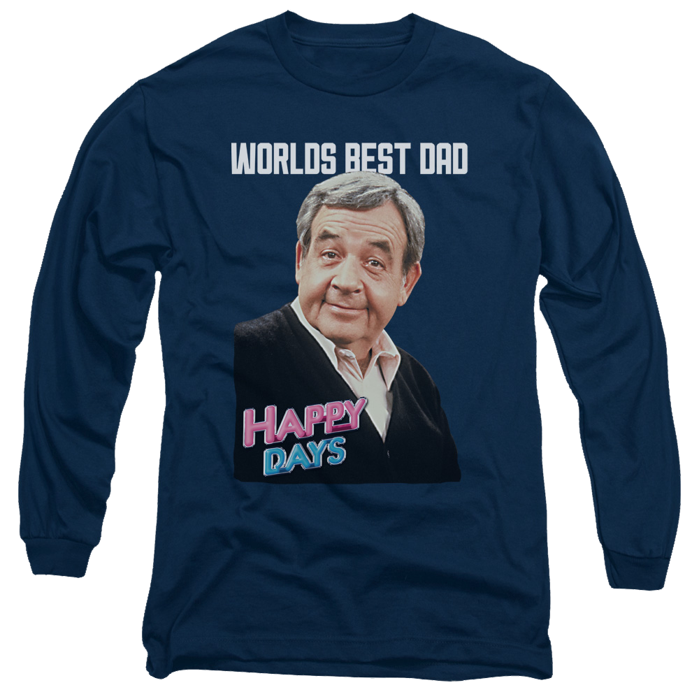 Happy Days Best Dad Men's Long Sleeve T-Shirt Men's Long Sleeve T-Shirt Happy Days   