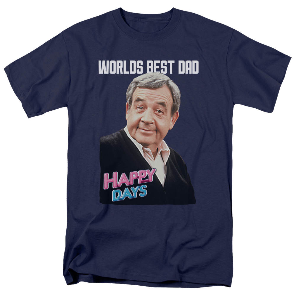 Happy Days Best Dad Men's Regular Fit T-Shirt Men's Regular Fit T-Shirt Happy Days   