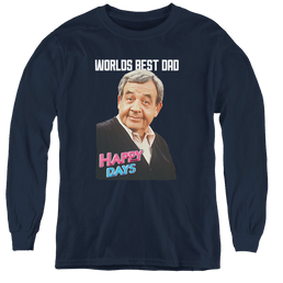 Happy Days Best Dad - Youth Long Sleeve T-Shirt Youth Long Sleeve T-Shirt Happy Days   