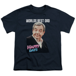 Happy Days Best Dad Youth T-Shirt (Ages 8-12) Youth T-Shirt (Ages 8-12) Happy Days   