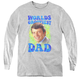 Brady Bunch, The Worlds Grooviest - Youth Long Sleeve T-Shirt Youth Long Sleeve T-Shirt Brady Bunch   