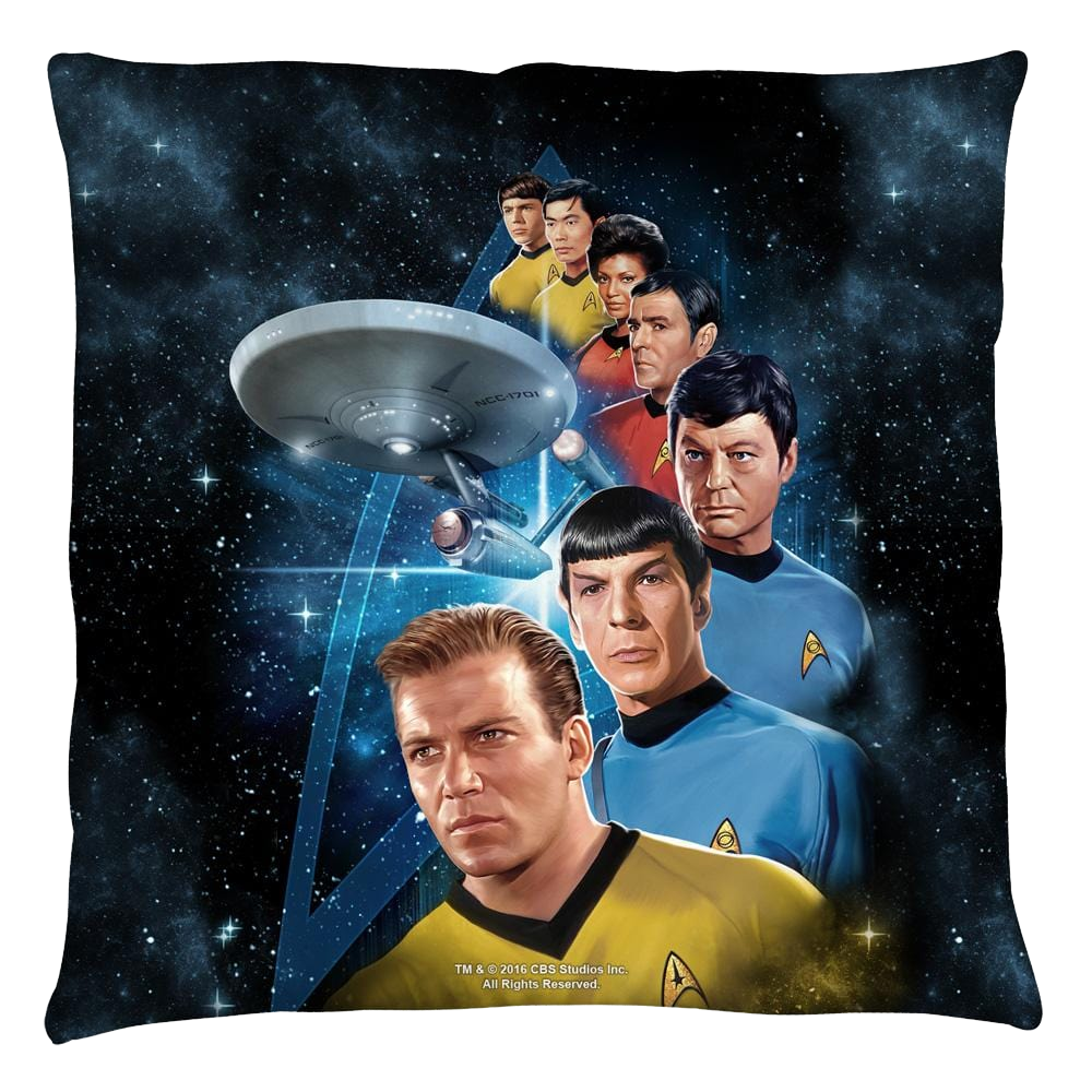 Star Trek Among The Stars Throw Pillow Throw Pillows Star Trek   