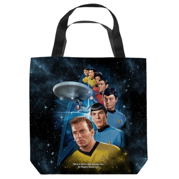 Star Trek The Original Series Among The Stars tote bag