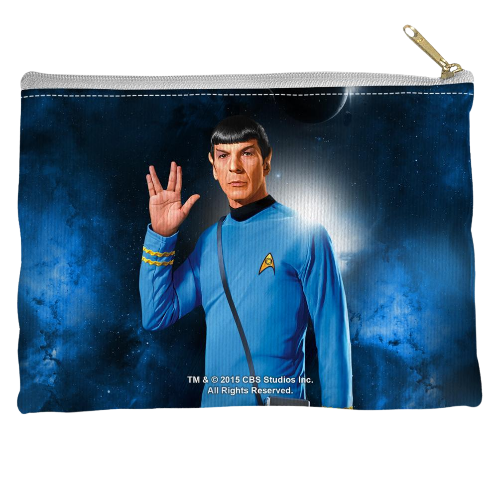 Star Trek The Original Series Spock - Straight Bottom Accessory Pouch Straight Bottom Accessory Pouches Star Trek   