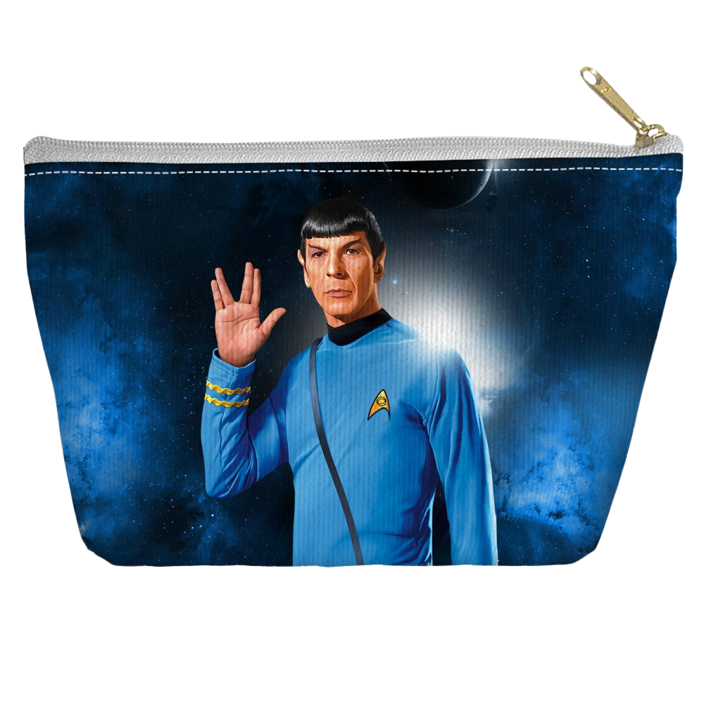 Star Trek The Original Series Spock - Straight Bottom Accessory Pouch T Bottom Accessory Pouches Star Trek   