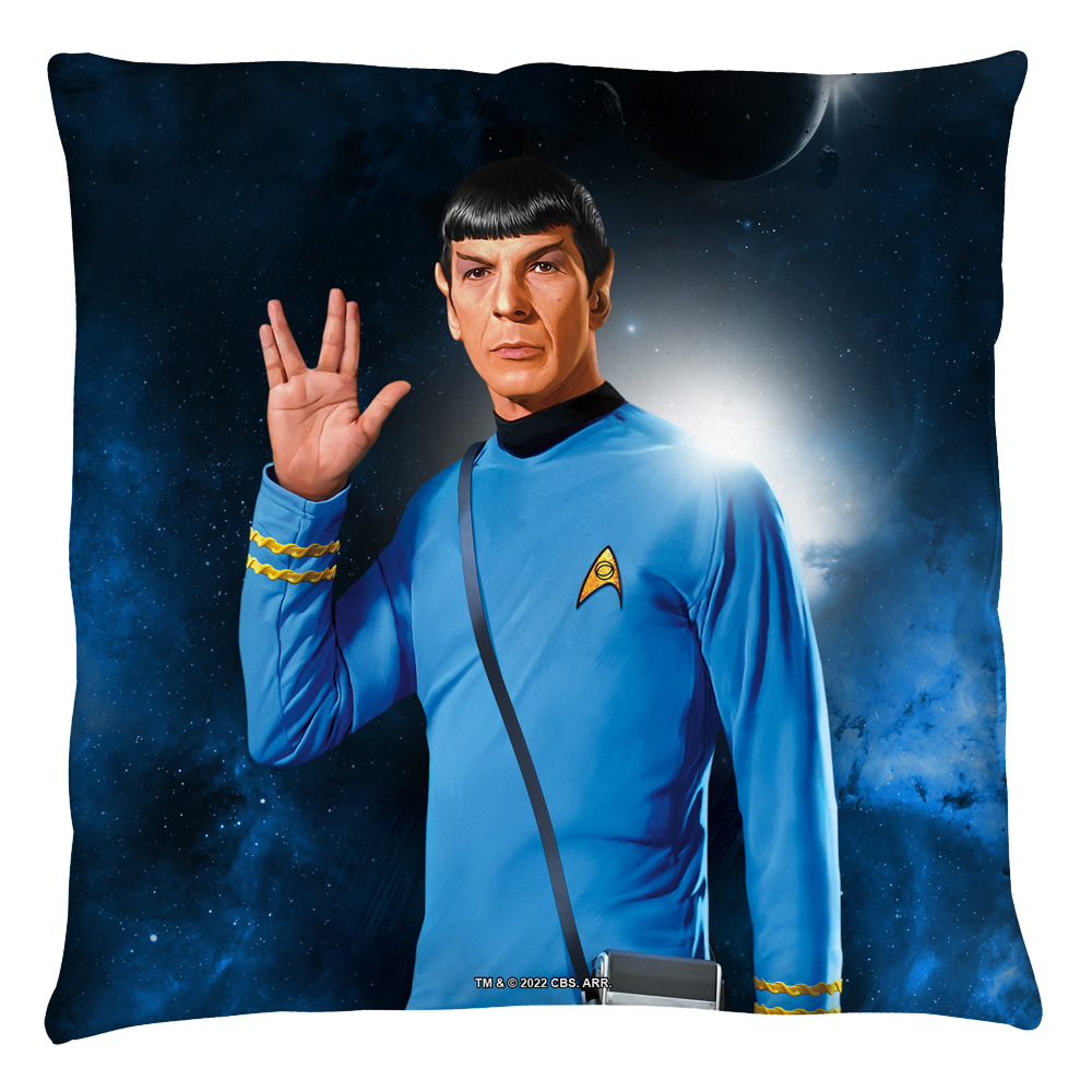 Star Trek Spock Throw Pillow Throw Pillows Star Trek   