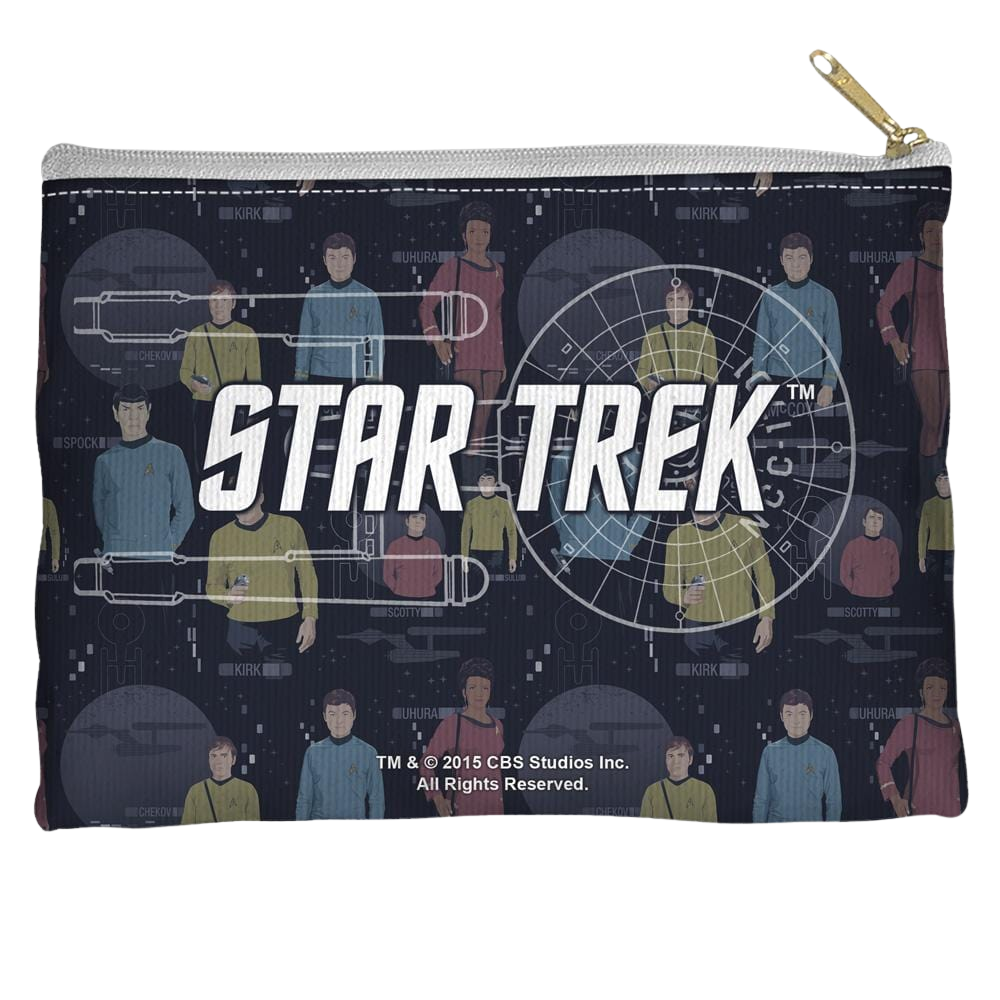 Star Trek The Original Series Enterprise Crew - Straight Bottom Accessory Pouch Straight Bottom Accessory Pouches Star Trek   