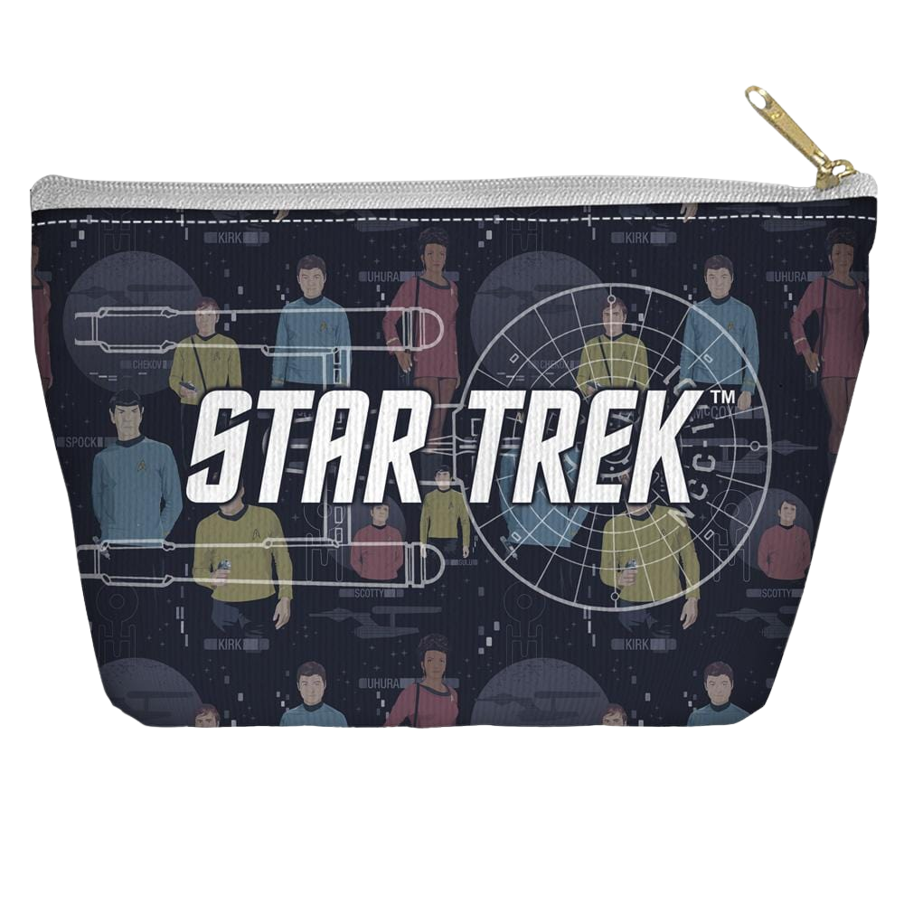Star Trek The Original Series Enterprise Crew - Straight Bottom Accessory Pouch T Bottom Accessory Pouches Star Trek   