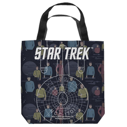 Star Trek The Original Series Enterprise Crew - Tote Bag Tote Bags Star Trek   