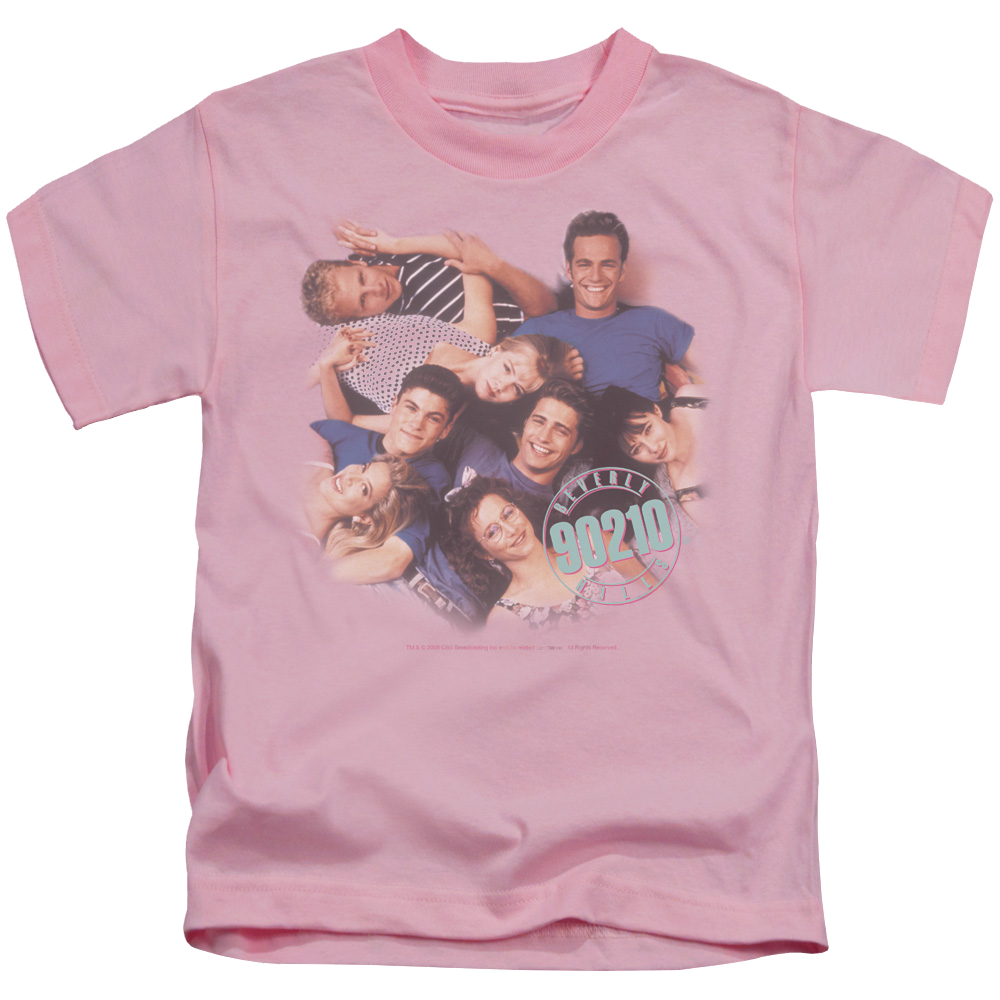 Beverly Hills 90210 Gang In Logo - Kid's T-Shirt (Ages 4-7) Kid's T-Shirt (Ages 4-7) Beverly Hills 90210   