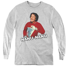 Mork & Mindy Catchphrase - Youth Long Sleeve T-Shirt Youth Long Sleeve T-Shirt Mork & Mindy   