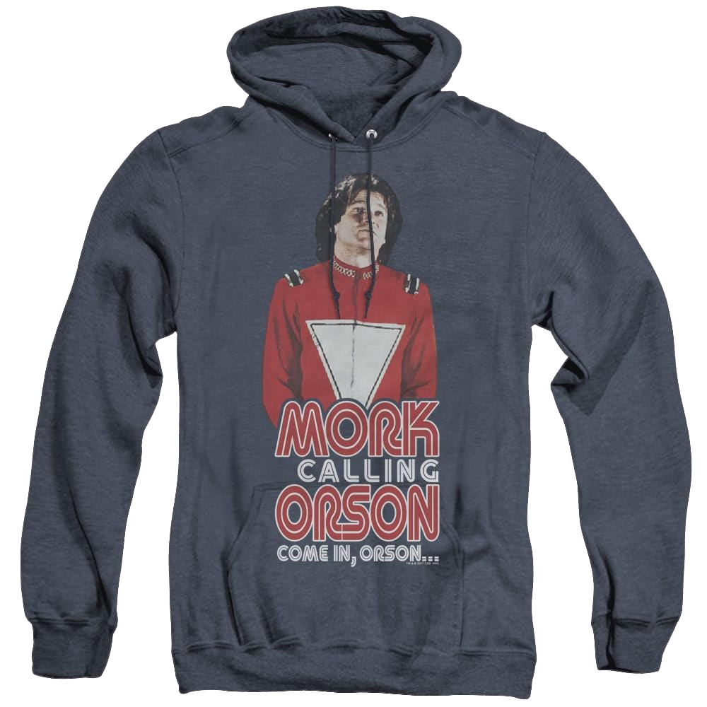 Mork & Mindy Come In Orson - Heather Pullover Hoodie Heather Pullover Hoodie Mork & Mindy   
