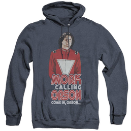 Mork & Mindy Come In Orson - Heather Pullover Hoodie Heather Pullover Hoodie Mork & Mindy   
