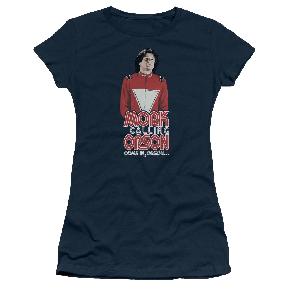 Mork & Mindy Come In Orson Juniors T-Shirt Juniors T-Shirt Mork & Mindy   