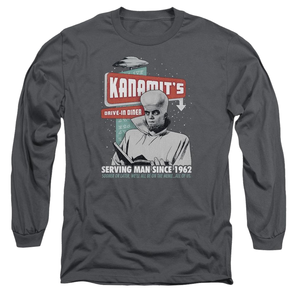 The Twilight Zone Kanamits Diner Men's Long Sleeve T-Shirt Men's Long Sleeve T-Shirt The Twilight Zone   
