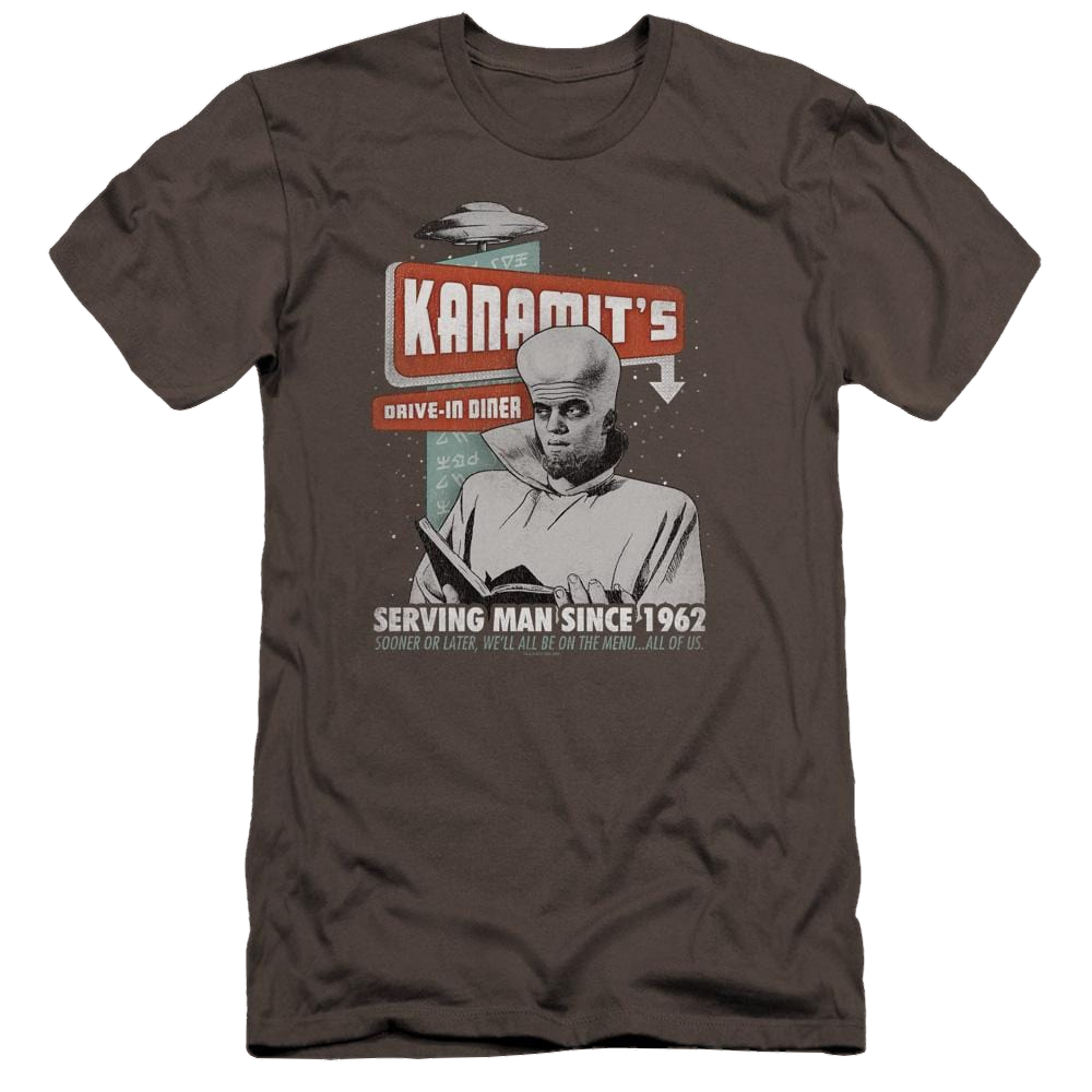 The Twilight Zone Kanamits Diner Men's Premium Slim Fit T-Shirt Men's Premium Slim Fit T-Shirt The Twilight Zone   