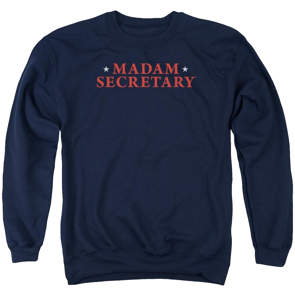 Madam Secretary Logo Men's Crewneck Sweatshirt Men's Crewneck Sweatshirt Madam Secretary   