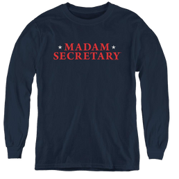 Madam Secretary Logo - Youth Long Sleeve T-Shirt Youth Long Sleeve T-Shirt Madam Secretary   
