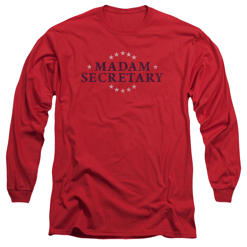 Madam Secretary Distress Logo Men's Long Sleeve T-Shirt Men's Long Sleeve T-Shirt Madam Secretary   