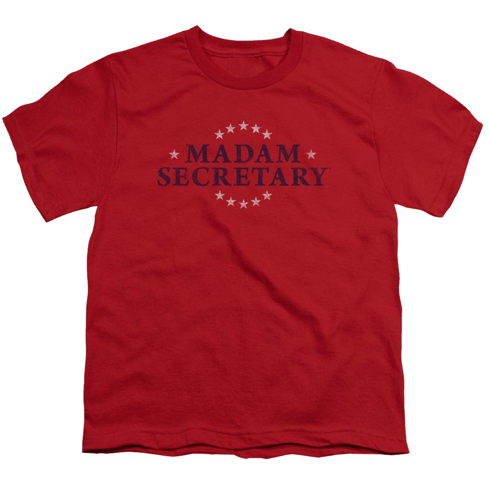 Madam Secretary Distress Logo Youth T-Shirt (Ages 8-12) Youth T-Shirt (Ages 8-12) Madam Secretary   
