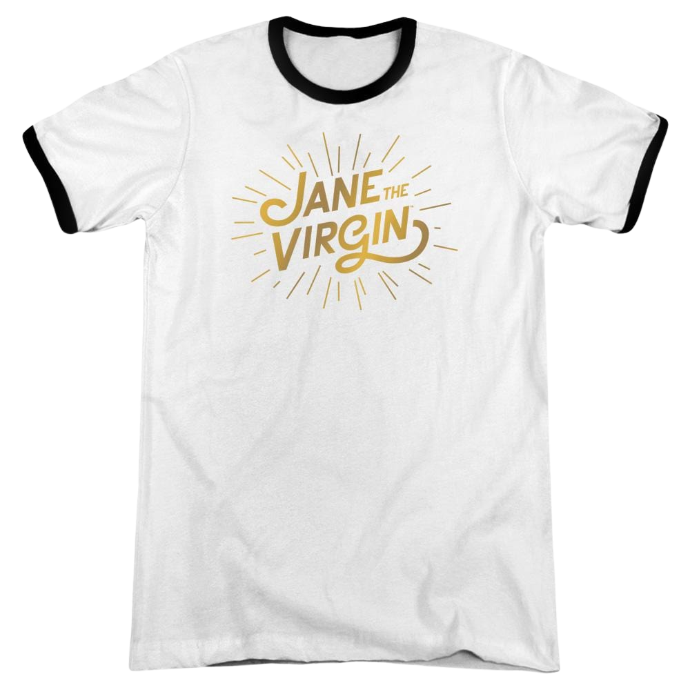 Jane The Virgin Golden Logo Men's Ringer T-Shirt Men's Ringer T-Shirt Jane the Virgin   