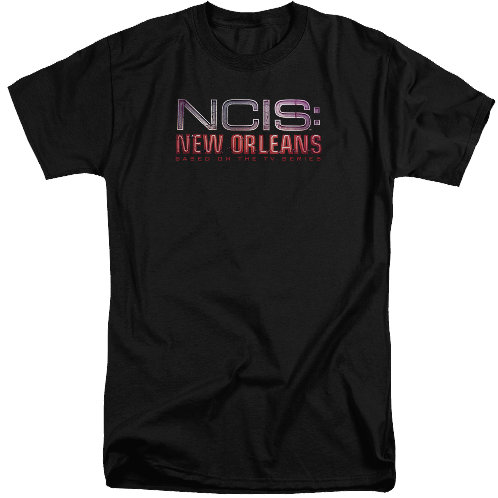 NCIS New Orleans Neon Sign - Men's Tall Fit T-Shirt Men's Tall Fit T-Shirt NCIS   