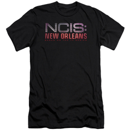 NCIS New Orleans Neon Sign - Men's Premium Slim Fit T-Shirt Men's Premium Slim Fit T-Shirt NCIS   