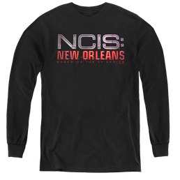 Ncis New Orleans Neon Sign - Youth Long Sleeve T-Shirt Youth Long Sleeve T-Shirt NCIS   
