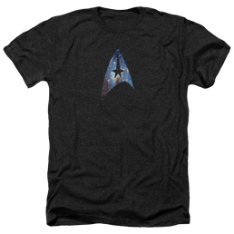 Star Trek Galactic Shield Men's Heather T-Shirt Men's Heather T-Shirt Star Trek   