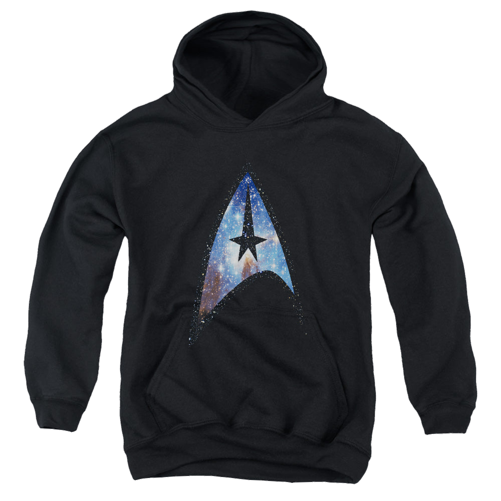 Star Trek The Original Series Galactic Shield - Youth Hoodie Youth Hoodie (Ages 8-12) Star Trek   