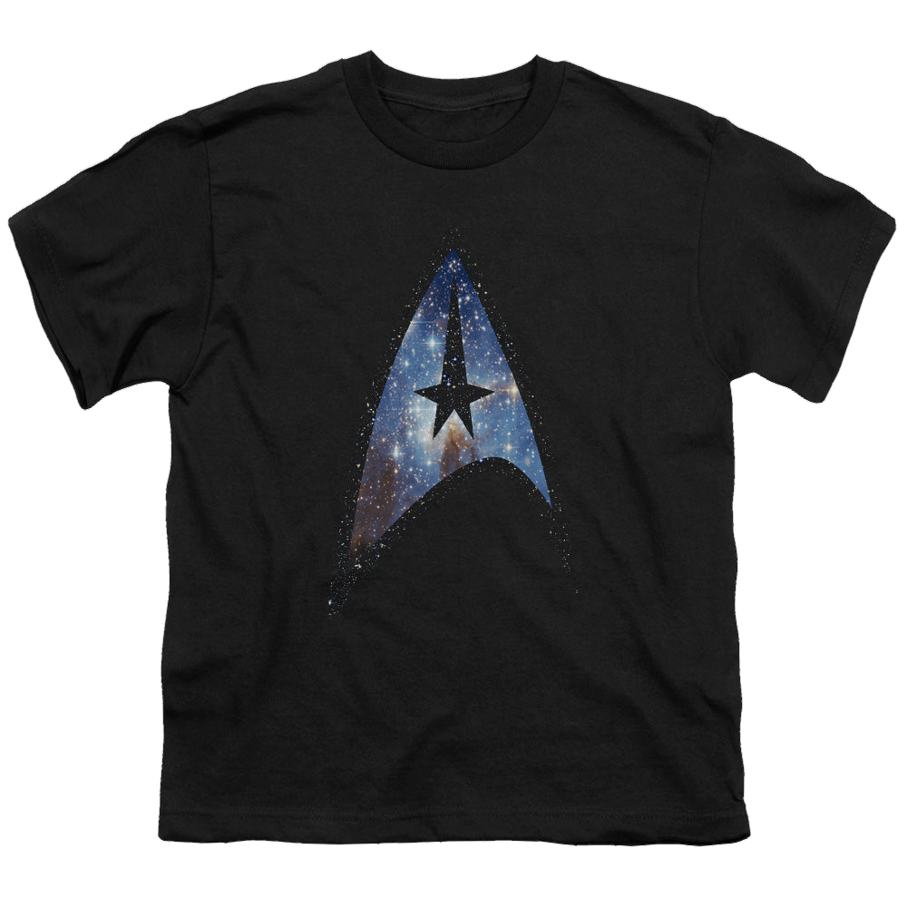 Star Trek The Original Series Galactic Shield - Youth T-Shirt Youth T-Shirt (Ages 8-12) Star Trek   