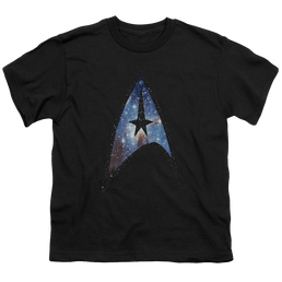 Star Trek The Original Series Galactic Shield - Youth T-Shirt Youth T-Shirt (Ages 8-12) Star Trek   