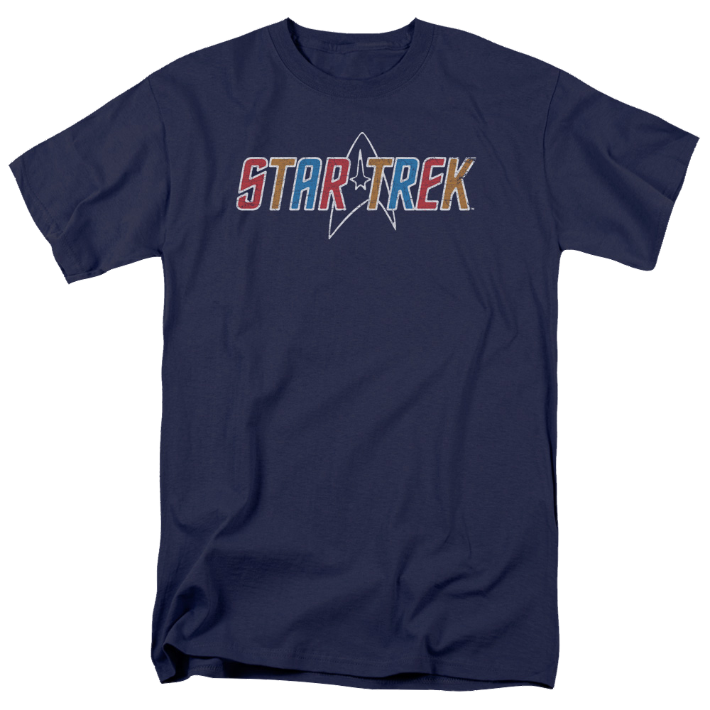 Star Trek Multi Colored Logo Men's Regular Fit T-Shirt Men's Regular Fit T-Shirt Star Trek   