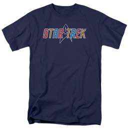 Star Trek Multi Colored Logo Men's Regular Fit T-Shirt Men's Regular Fit T-Shirt Star Trek   