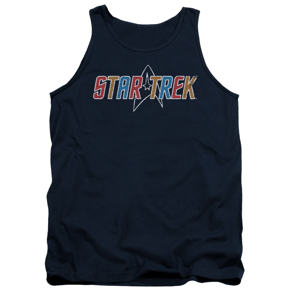 Star Trek Multi Colored Logo Men's Tank Men's Tank Star Trek   