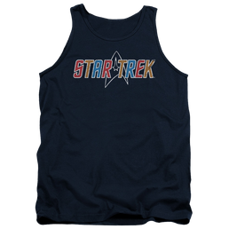 Star Trek Multi Colored Logo Men's Tank Men's Tank Star Trek   