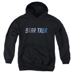 Star Trek The Original Series Space Logo - Youth Hoodie Youth Hoodie (Ages 8-12) Star Trek   