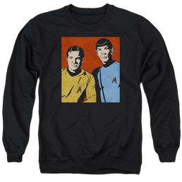 Star Trek Friends Men's Crewneck Sweatshirt Men's Crewneck Sweatshirt Star Trek   